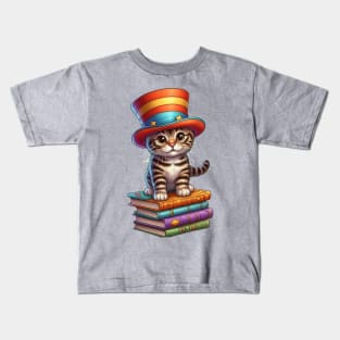 The Scholarly Kitten Kids T-Shirt